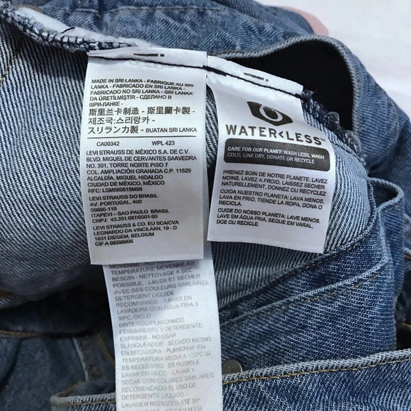 Levi's NWT Ex-Boyfriend Trucker Jean Jacket Women XS *Pls See Description* - Picture 12 of 13